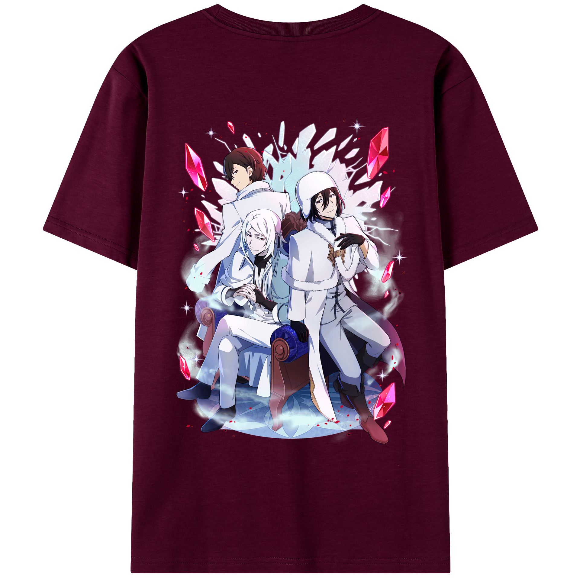（画像用） 文豪ストレイドッグス Bungo Stray Dogs レディース半袖Tシャツ(バックプリント)